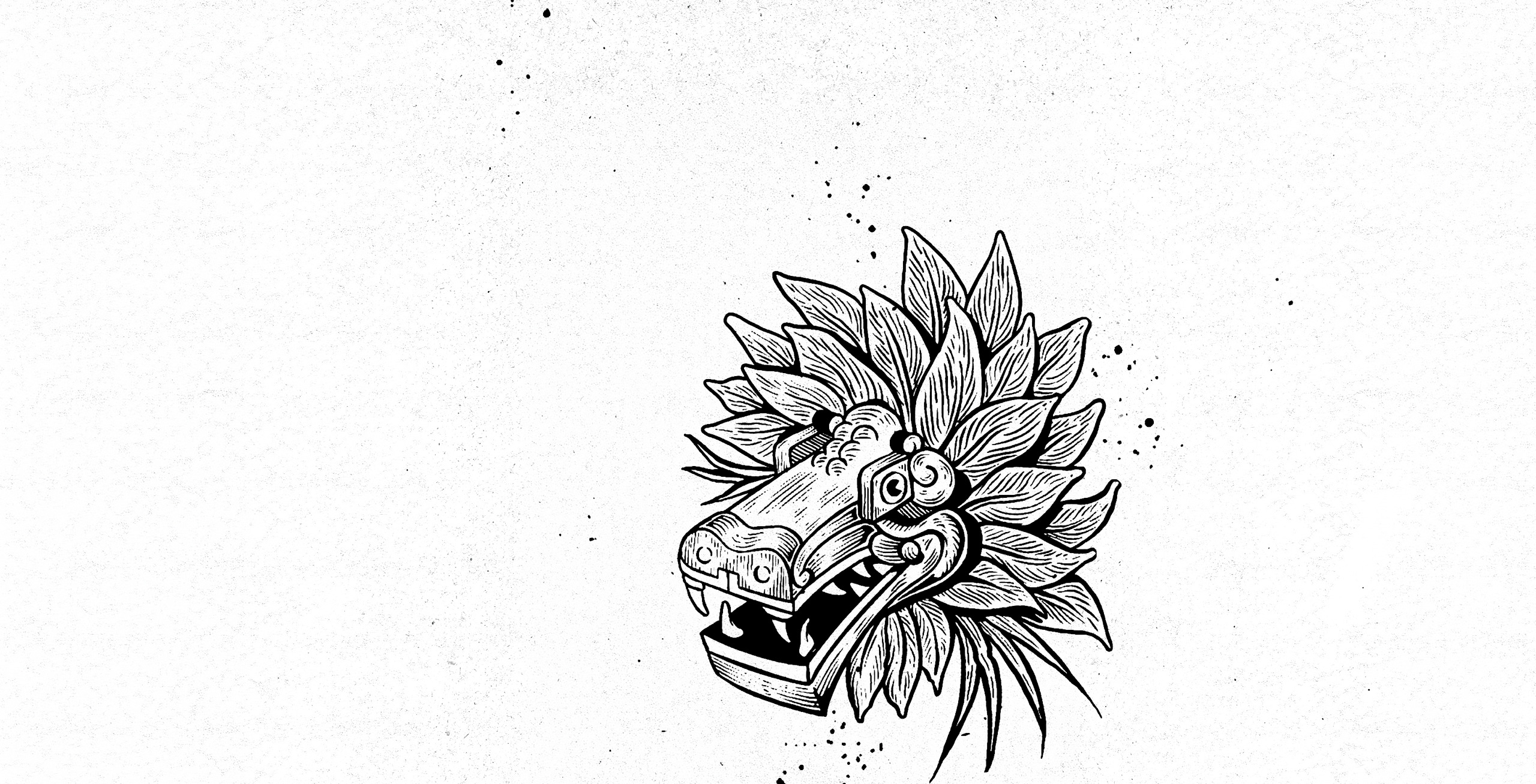 Ilustración Lado C: dragon emplumado, slide 3